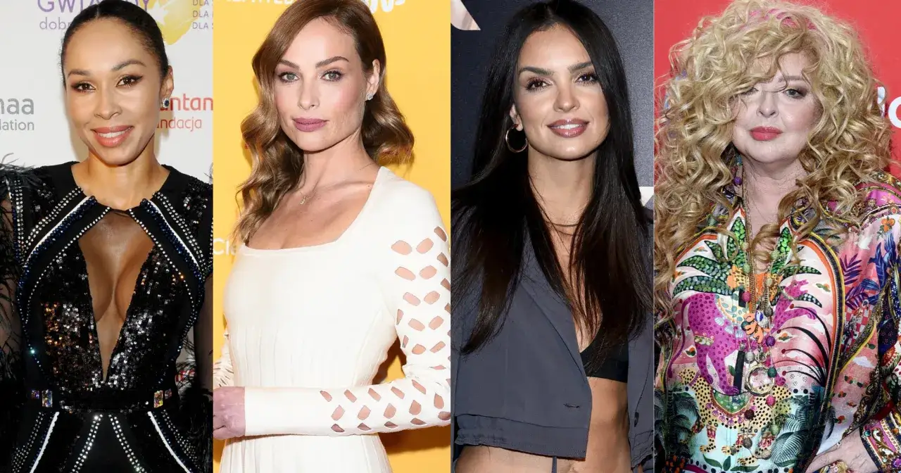 Które polskie gwiazdy są ze sobą spokrewnione a nikt o tym nie wie? Cztery znane Polki: Maja Sablewska, Patricia Kazadi, Julia Wieniawa i Magda Gessler.