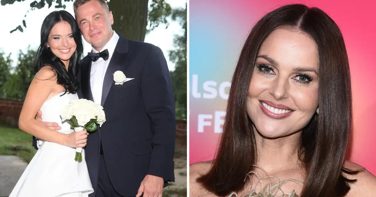 Paulina Sykut-Jeżyna z mężem w dniu ślubu. Wiek męża Pauliny Sykut Jeżyny to 48 lat.
